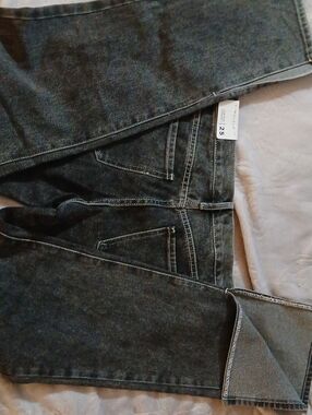 PacSun Women's Black Acid-Wash Bootcut Jeans